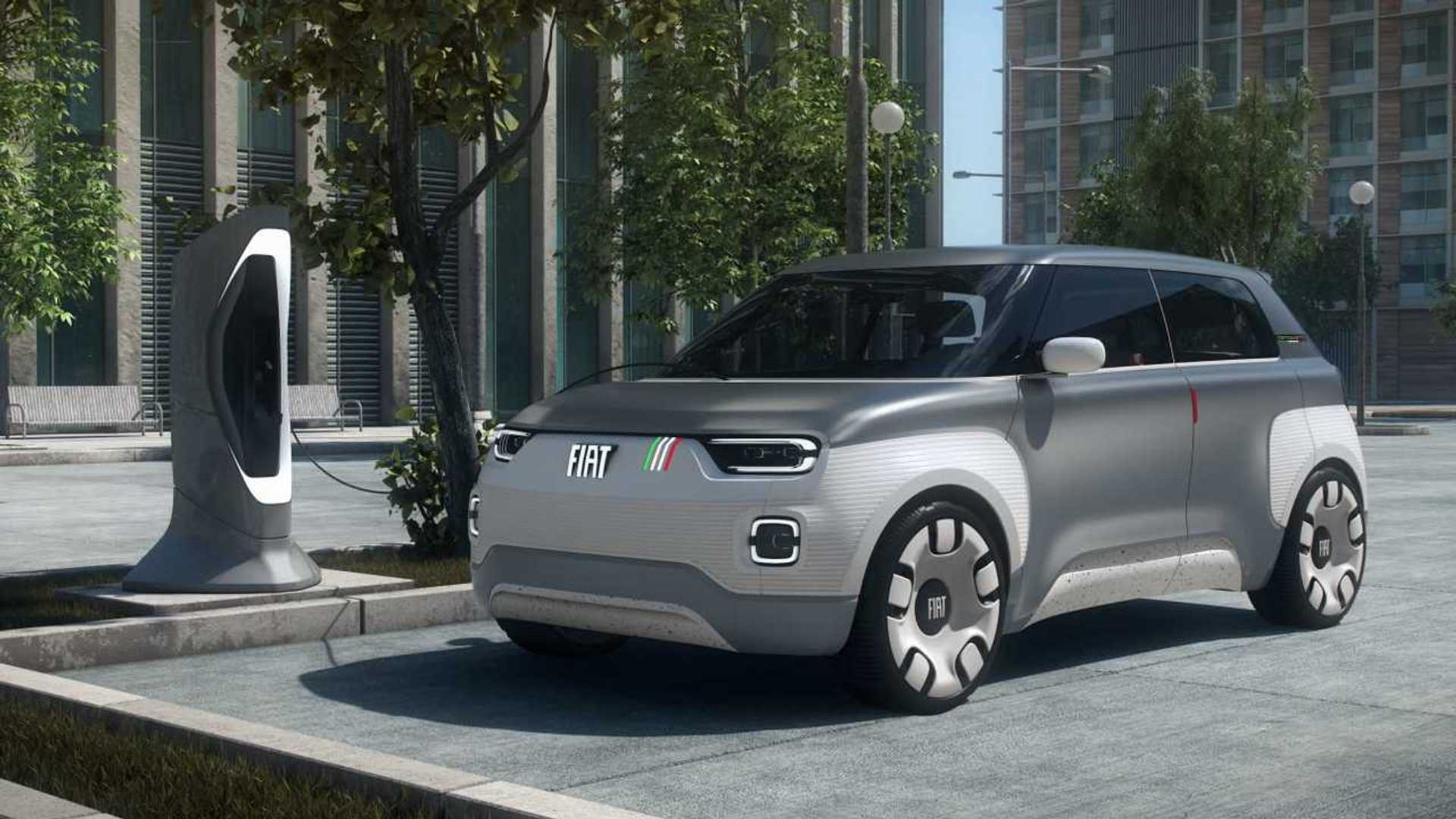 Fiat Panda 2024 na base de carregamento