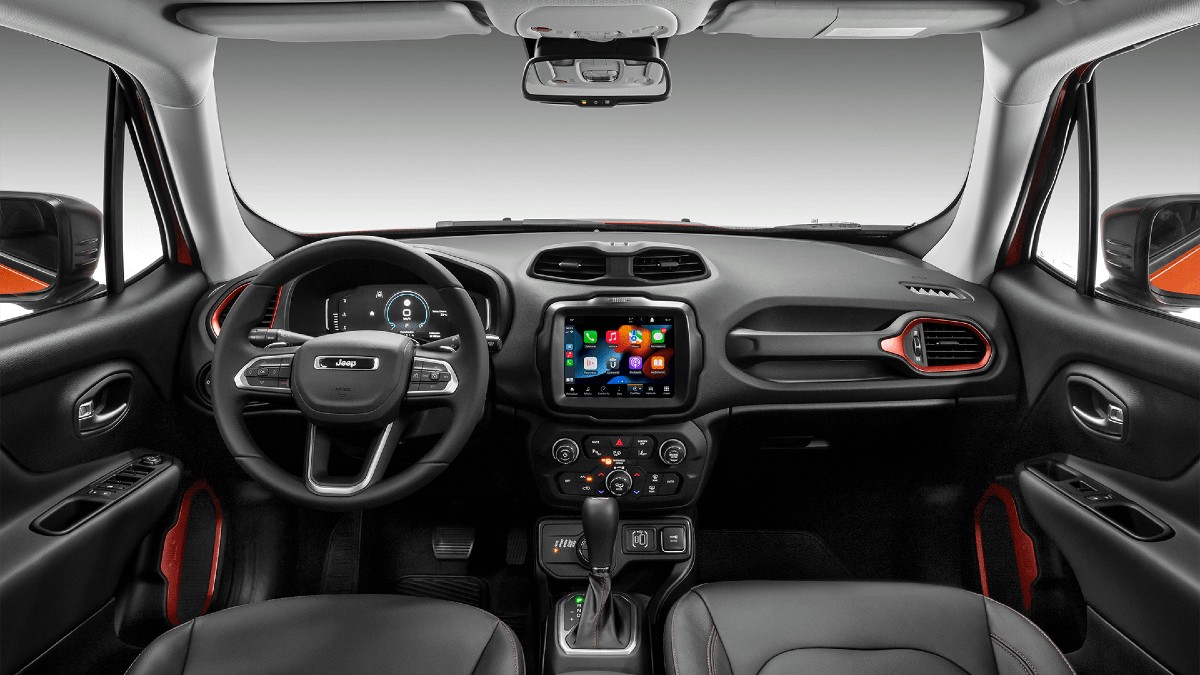 Interior do Jeep Renegade 2024