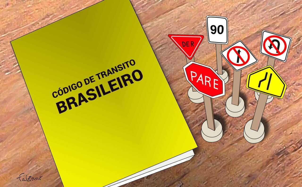 Foto do código de trânsito brasileiro