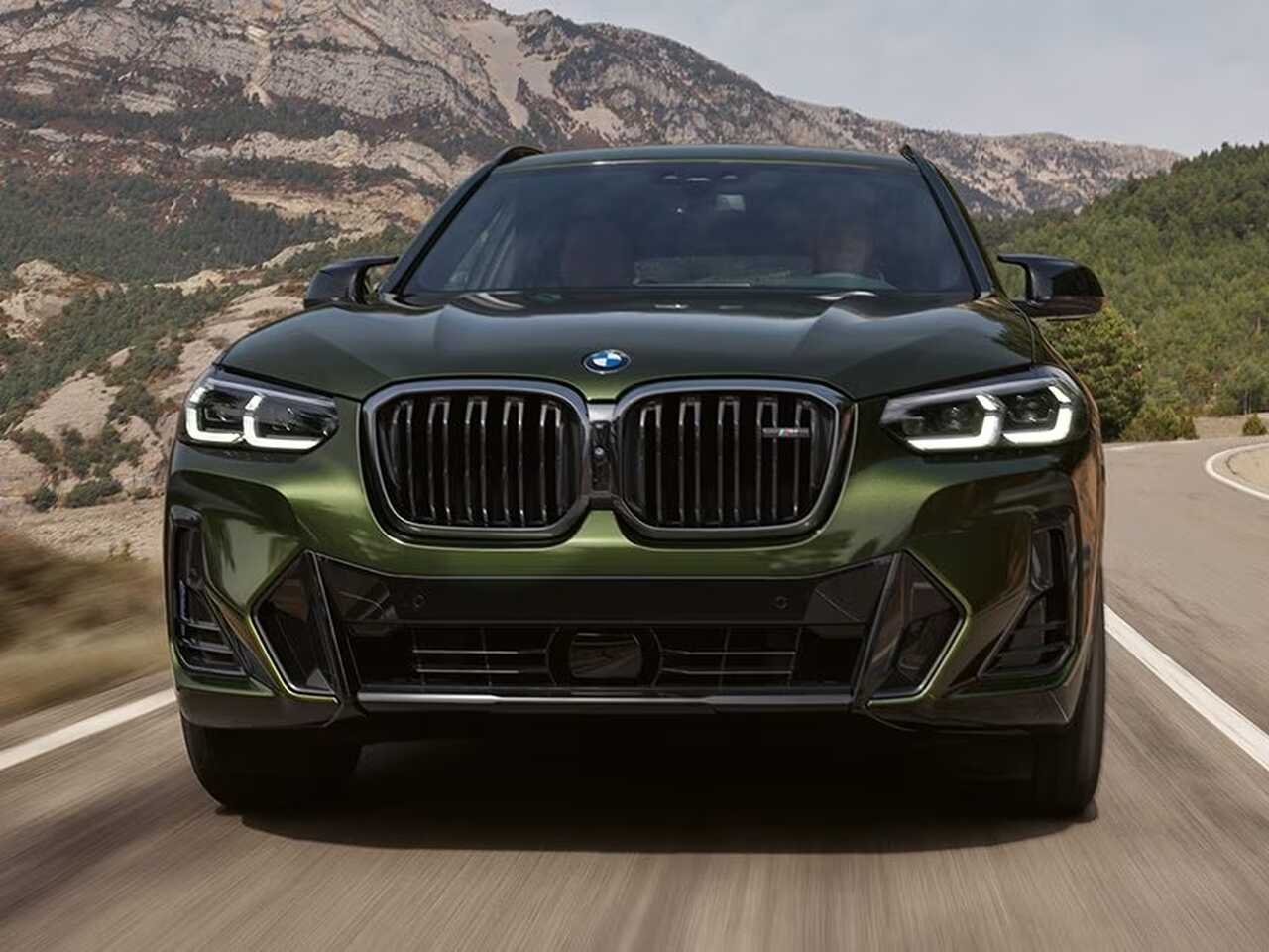 Foto da grade frontal do BMW X3 2024