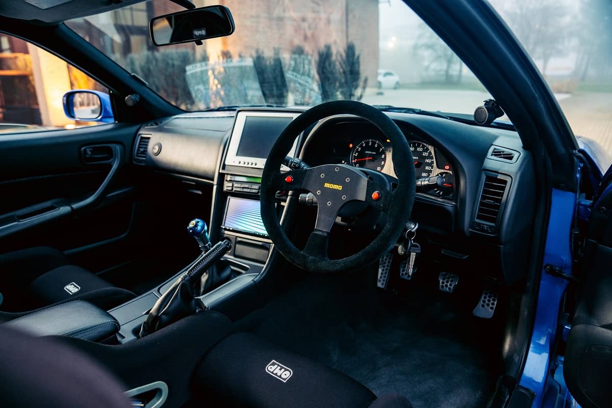 Interior do Nissan Skyline GT-R 