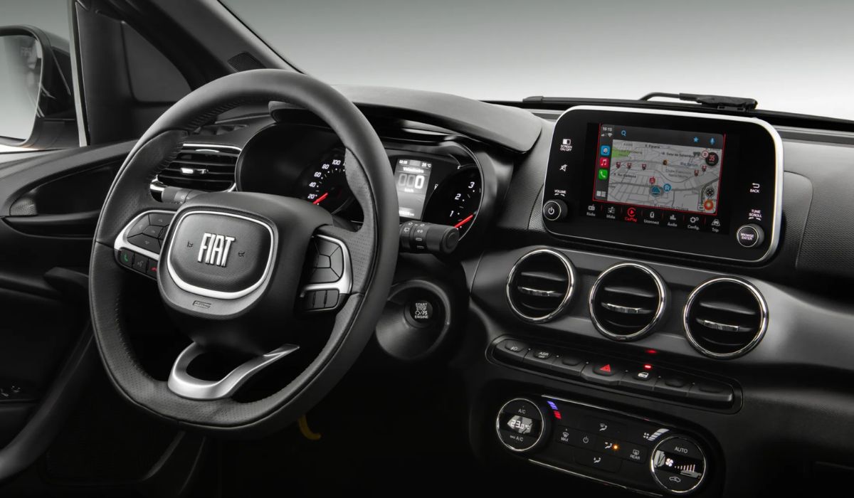 Interior do Fiat Argo PCD 2024