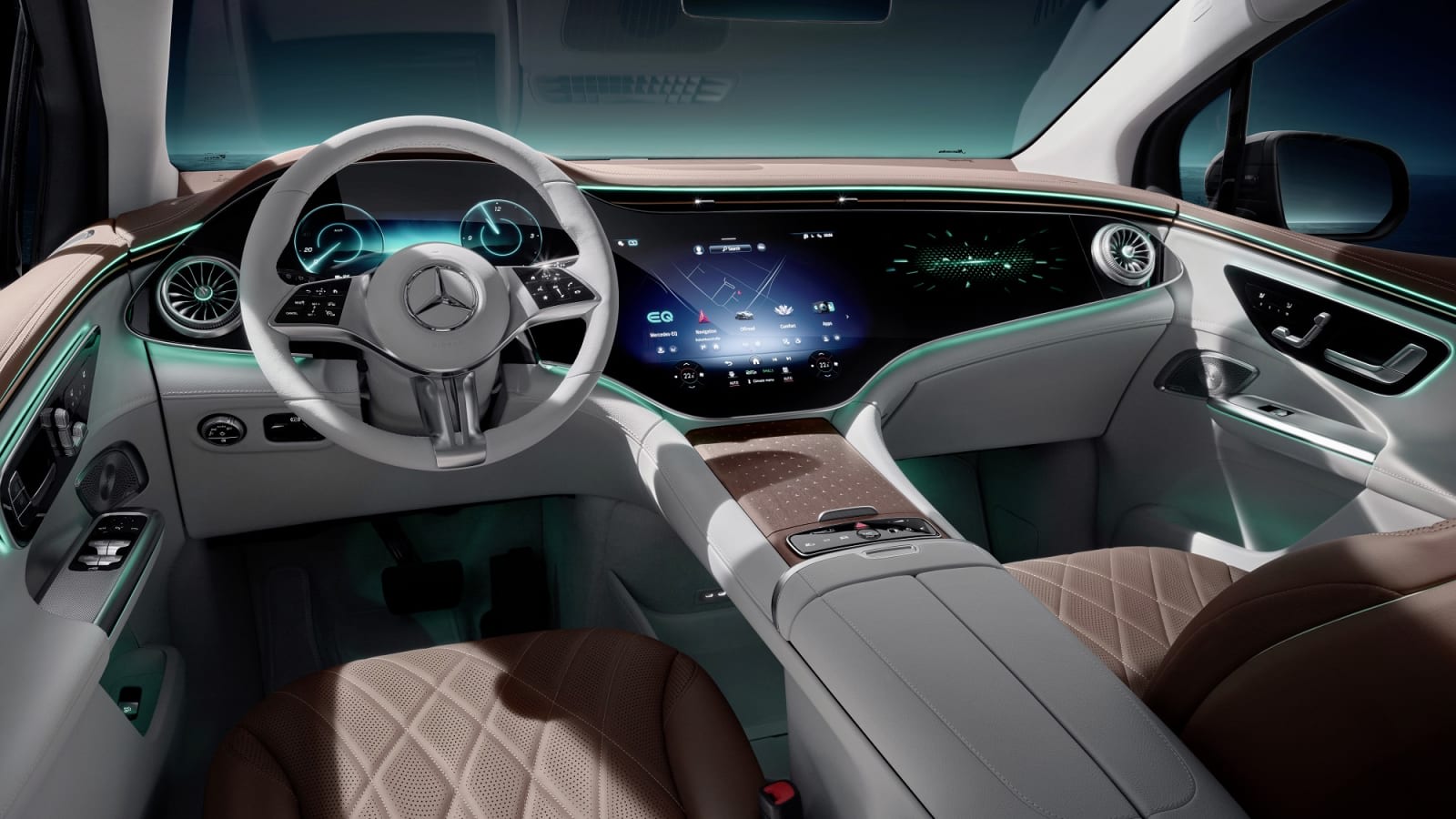 Interior Mercedes EQE 2024
