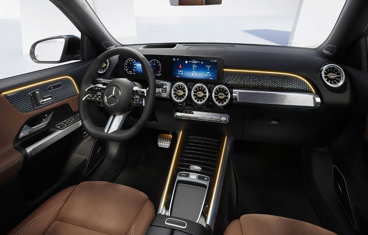 Interior do Mercedes GLA 2024