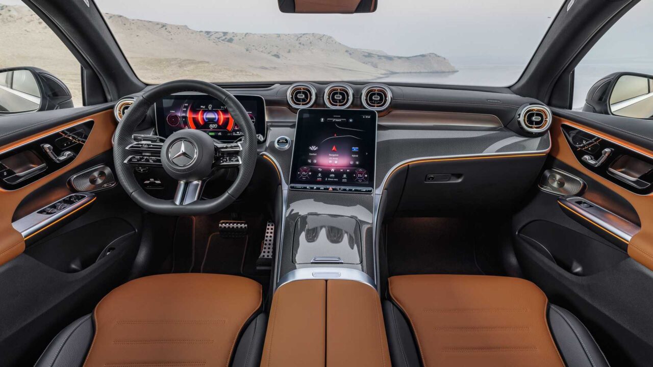 Interior do Mercedes GLC 2024