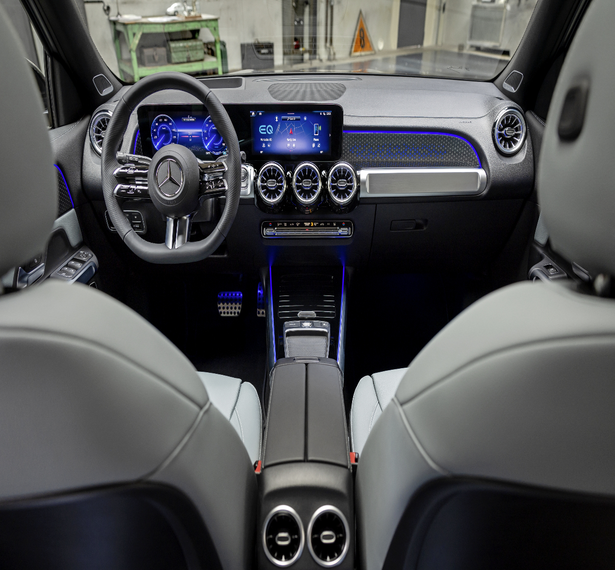 Interior do Mercedes EQA 2024